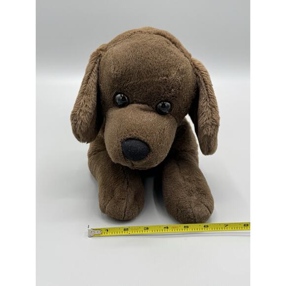 Walmart Chocolate Lab Puppy Dog Plush 18” Stuffed Animal Laying Flat - Picture 7 of 11